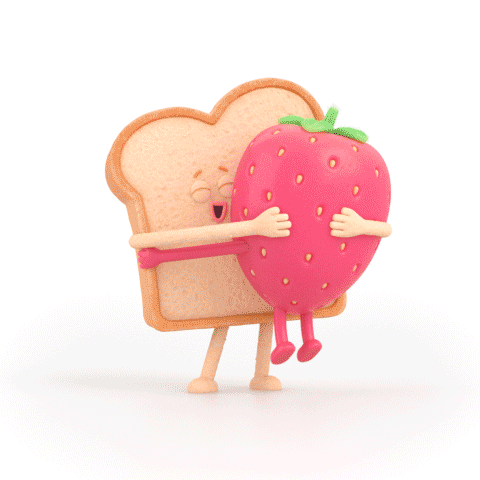 Toast and Strawberry Animation
